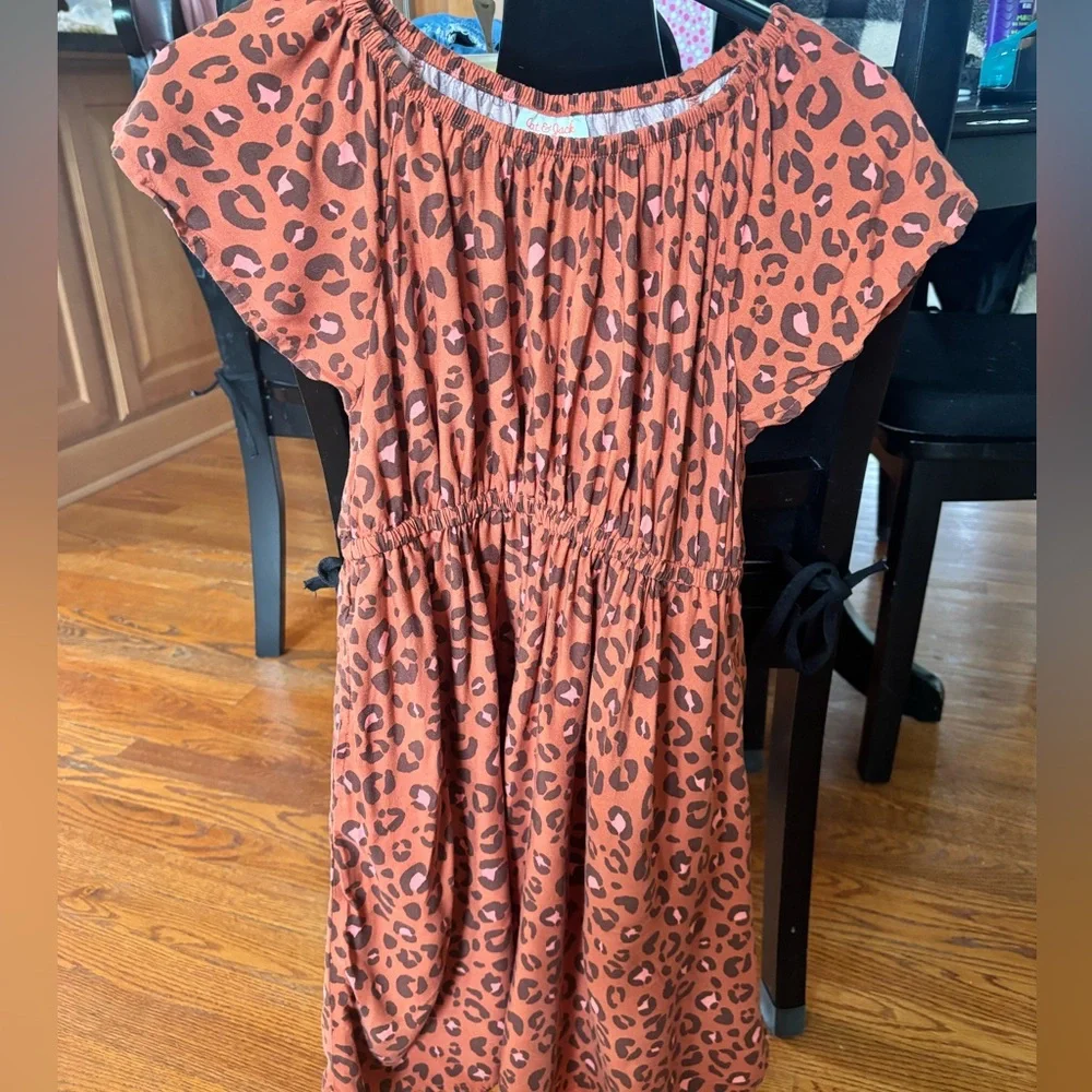 Cat & Jack Orange Leopard Print Skirt - Picture 3 of 4